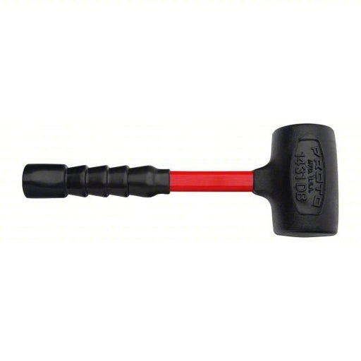 Proto J1431DBA Dead Blow Hammer Fiberglass Handle, 4 lb Head Wt, 2 7/8 in Hammer Face Dia, 14 in Overall Lg, Steel - KVM Tools Inc.KV825MW0