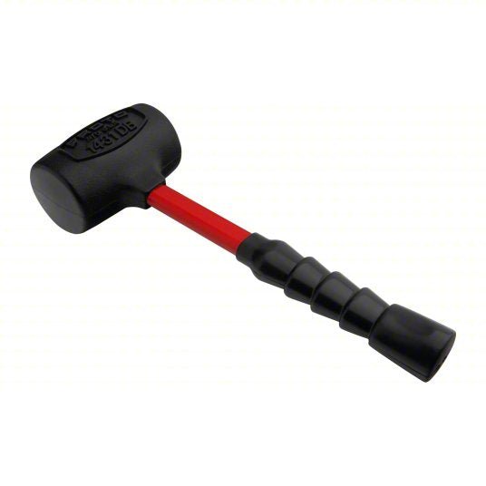 Proto J1431DBA Dead Blow Hammer Fiberglass Handle, 4 lb Head Wt, 2 7/8 in Hammer Face Dia, 14 in Overall Lg, Steel - KVM Tools Inc.KV825MW0
