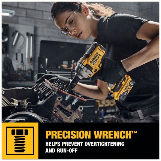 DeWalt DCF891P2 Cordless Impact Wrench 1/2 in Drive Size, 600 ft - lb Fastening Torque, 800 ft - lb Breakaway Torque - KVM Tools Inc.KV793DX4