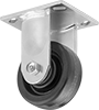 McMaster 30305T542 Samson Caster with 4-1/2" x 4" Mounting Plate, Swivel with Total Lock and 4" Diameter Phenolic Wheel