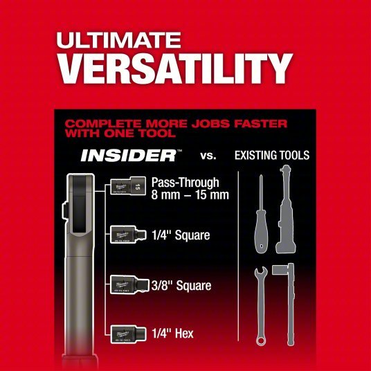 Milwaukee 3050 - 20 M12 Fuel Insider Extended Reach Box Ratchet (Tool Only) - KVM Tools Inc.KV811DX0