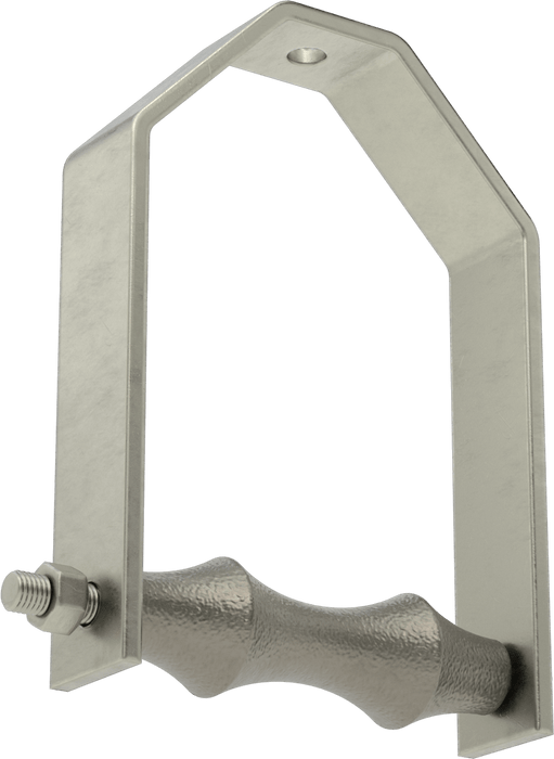 McMaster 3084T38 Threaded-Rod-Mount Roller Loop Hanger, 8-5/8" ID, for 8 Pipe Size, 780 lb