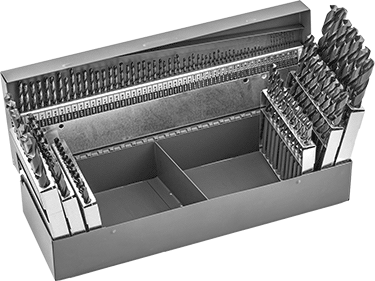 McMaster 3085A11 Metric Black - Oxide High - Speed Steel Drill Bit Set 118 pc - KVM Tools Inc.KV3085A11
