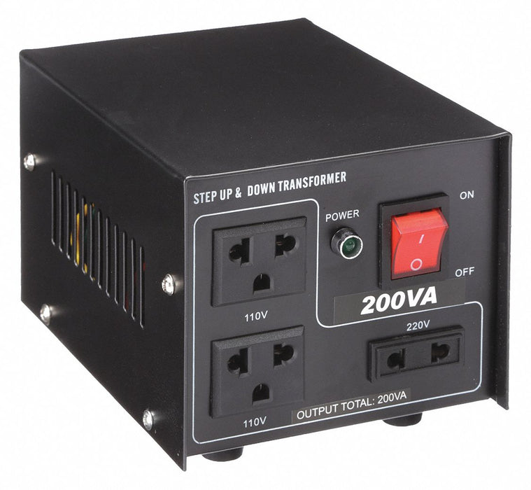 Approved Vendor KV30C516 Step Up/Step Down Voltage Converter, 200 VA Power Rating, Single Phase, 50/60 Hz