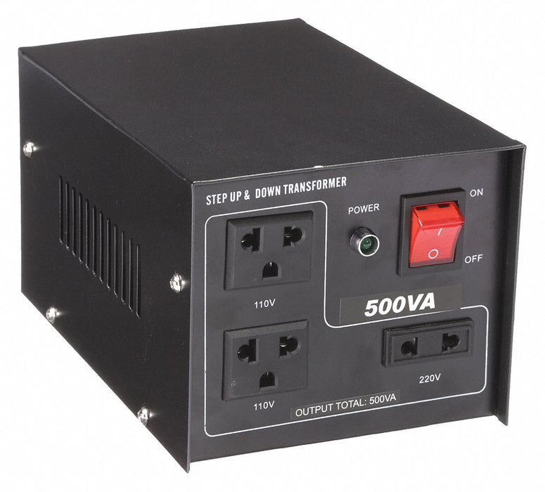 Approved Vendor KV30C518 Step Up/Step Down Voltage Converter, 500 VA Power Rating, Single Phase, 50/60 Hz