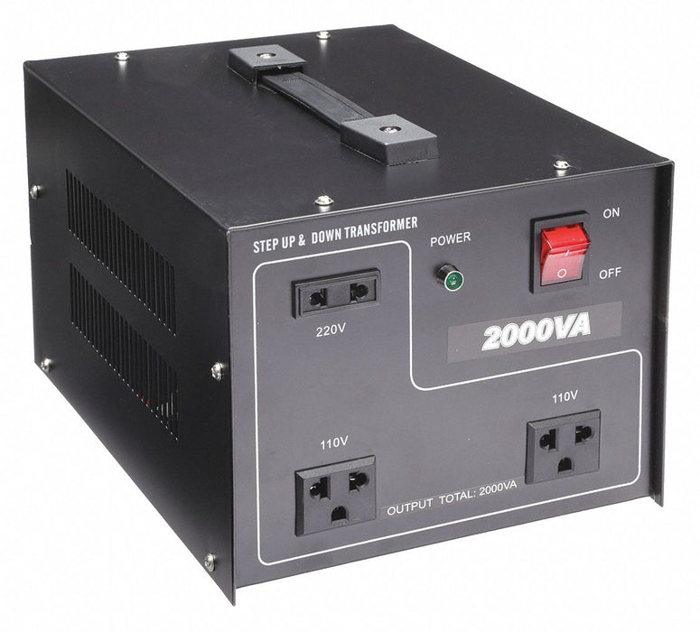 Approved Vendor KV30C522 Step Up/Step Down Voltage Converter, 2 kVA Power Rating, Single Phase, 50/60 Hz