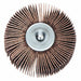Merit 08834137311 Flap Wheel 1 in Dia x 1 in W, 1/4 in Straight - Shank, Aluminum Oxide, P80 Grit, R369 - KVM Tools Inc.KV30C639
