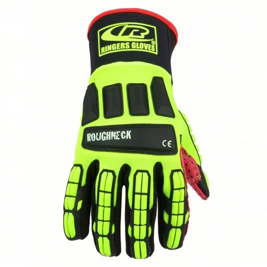 Ringers 267 - 13 Mechanics Gloves 3XL (13), ANSI Cut Level A2, Palm Side, TPR, 1 PR - KVM Tools Inc.KV30D809