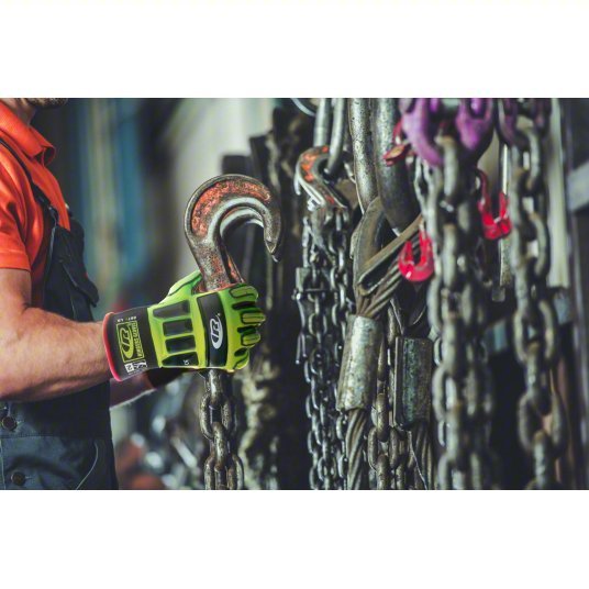 Ringers 267 - 11 Mechanics Gloves XL (11), ANSI Cut Level A2, Palm Side, TPR, 1 PR - KVM Tools Inc.KV30D807