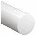 Approved Vendor Standard PTFE Rod, 1 in Dia, 12 in Lg, White