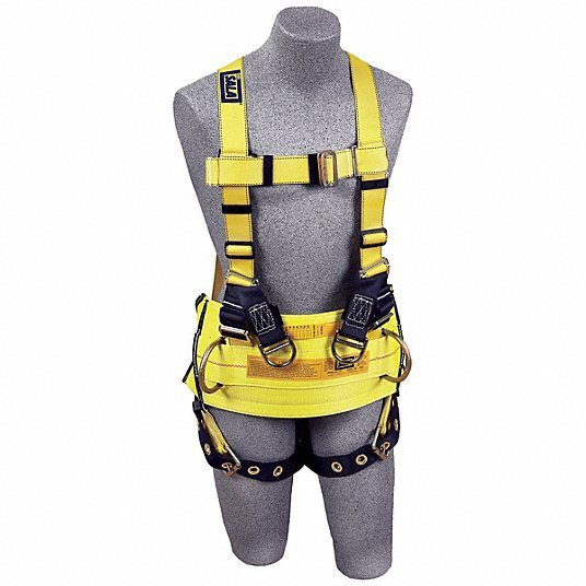 3M DBI - Sala 1105827 Full Body Harness Positioning, Vest Harness, Mating / Tongue, Mating, M, Steel D - Rings - KVM Tools Inc.KV39Y879