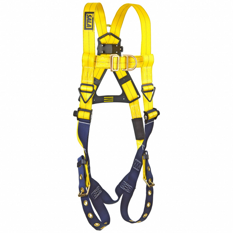 3M DBI-SALA 1107800 Delta Full Body Harness, L, 420 lb, Vest, Back/Front D-Ring