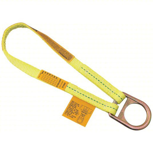 3M 1201390 Web Scaffold Choker 1 3/8 ft Overall Lg, Steel, Polyester, Fixed D - Ring, Reusable, D - Ring - KVM Tools Inc.KV65YG55