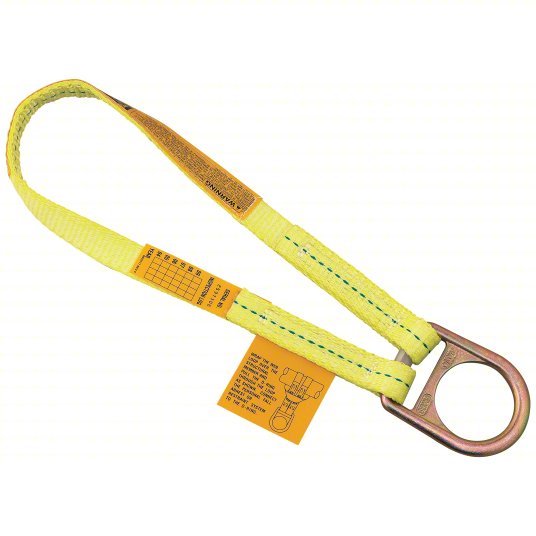 3M 1201390 Web Scaffold Choker 1 3/8 ft Overall Lg, Steel, Polyester, Fixed D - Ring, Reusable, D - Ring - KVM Tools Inc.KV65YG55