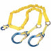 3M DBI - Sala 1244751 Shock - Absorbing Lanyard Tubular Webbing, Aluminum Rebar Hook, Steel Snap Hook, 2 Legs - KVM Tools Inc.KV30M703