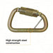 3M DBI - SALA 2000117 Carabiner Gold, 420 lb Wt Capacity - KVM Tools Inc.KV30M715