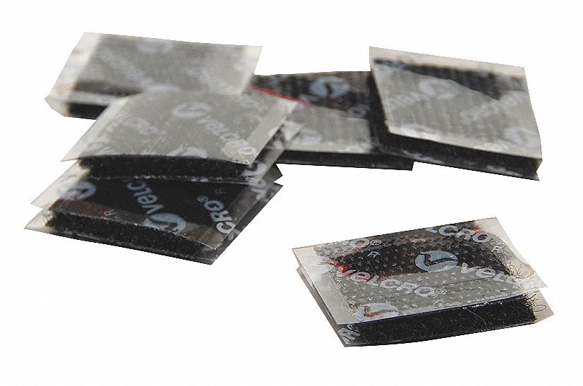 Velcro Brand 2X2KIHLM Hook-and-Loop Fastener, Square, 2 in Overall Wd, 2 in Overall Lg, Black, 50 PK