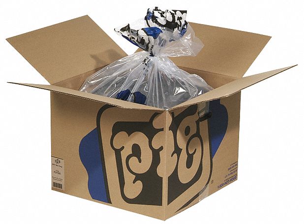 Pig PLP205 Granular Sorbent, Polypropylene, 23 gal Volume Absorbed per Pkg., 14 lb Wt, Bag, Silica Free