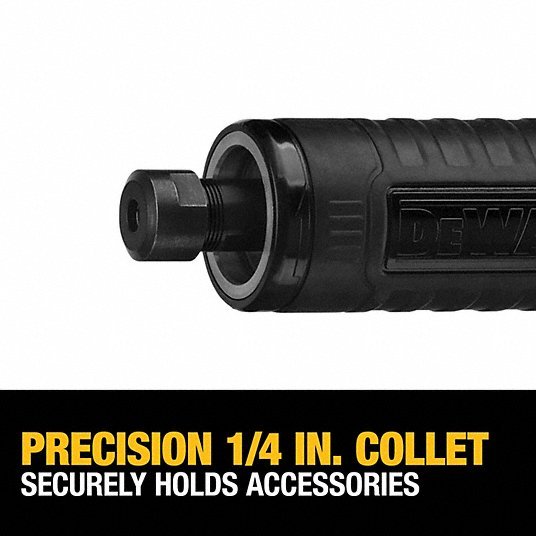 DeWalt DWE4887N Die Grinder 4.2 A Current, 25,000 RPM Max. Speed, 1/4 in Collet Size, Paddle, 120V AC - KVM Tools Inc.KV30RV80