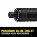 DeWalt DWE4887N Die Grinder 4.2 A Current, 25,000 RPM Max. Speed, 1/4 in Collet Size, Paddle, 120V AC - KVM Tools Inc.KV30RV80