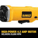 DeWalt DWE4887N Die Grinder 4.2 A Current, 25,000 RPM Max. Speed, 1/4 in Collet Size, Paddle, 120V AC - KVM Tools Inc.KV30RV80
