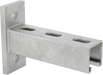 McMaster 2936T81 Galvanized Steel U-Bolt, with Mounting Plate, 5/16"-18 Thread Size, 2-1/2" ID