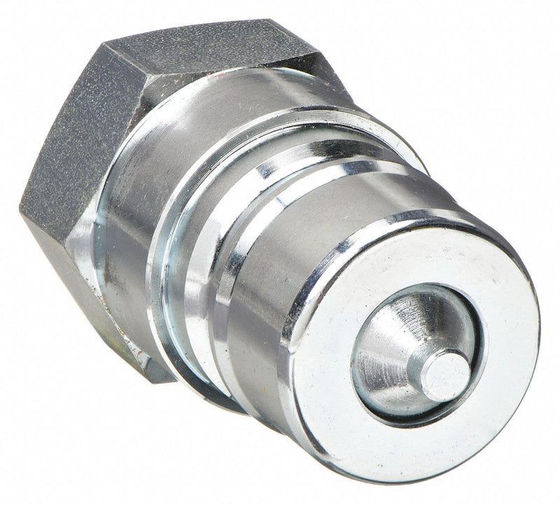 Parker 6602-12-12 Hydraulic Quick Connect Hose Coupling, Plug x Female NPT Threaded, Steel, Plug, Sleeve, Steel