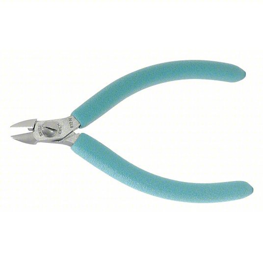 Erem 612N Diagonal Cutting Plier Insulated, Semiflush, Narrow, 3/8 in Jaw Lg, 3/8 in Jaw Wd, Less than 6 in - KVM Tools Inc.KV31AD35