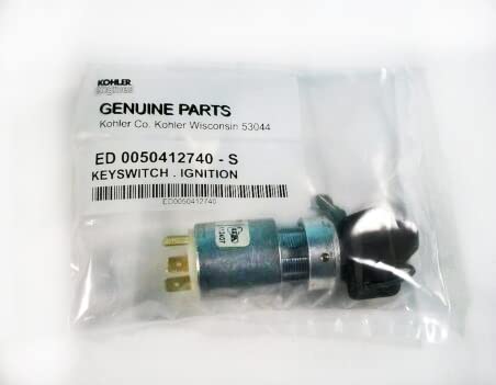 Kohler ED0050412740S Key Switch, For 11K750/11K751, For PA-KD440-2001/PA-KD6252-1001B