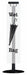 Tensator 52391-33S-US Umbrella Bag Holder, 11 1/2 in Overall Wd, 52 in Overall Ht, Satin Black, Freestanding