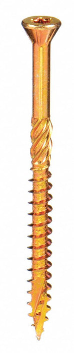 Approved Vendor U30251.019.0300 Deck Screw #10 x 3 in Torx T20 Zinc Yellow 200 PK