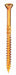 Approved Vendor U30251.019.0300 Deck Screw #10 x 3 in Torx T20 Zinc Yellow 200 PK
