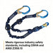 3M DBI - Sala 1246032 Shock - Absorbing Lanyard Shock Pack, Aluminum Rebar Hook, Aluminum Snap Hook, 2 Legs - KVM Tools Inc.KV31KM12