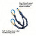 3M DBI - Sala 1246032 Shock - Absorbing Lanyard Shock Pack, Aluminum Rebar Hook, Aluminum Snap Hook, 2 Legs - KVM Tools Inc.KV31KM12