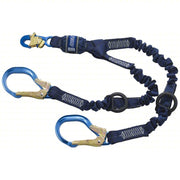 3M DBI - Sala 1246032 Shock - Absorbing Lanyard Shock Pack, Aluminum Rebar Hook, Aluminum Snap Hook, 2 Legs - KVM Tools Inc.KV31KM12