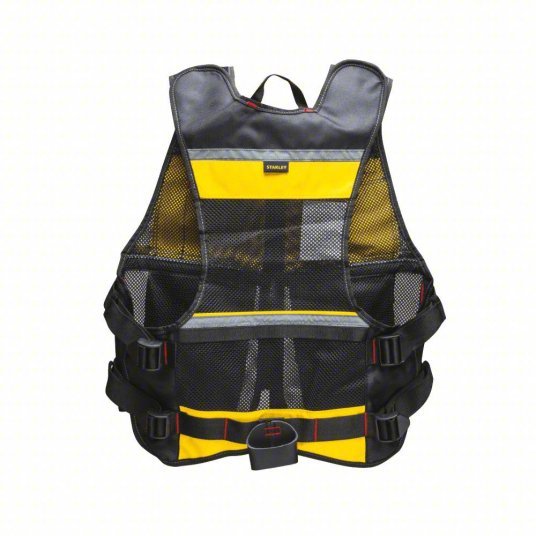 Stanley FMST530201 Tool Vest Polyester, Gen Purpose, 16 Pockets, Padded - KVM Tools Inc.KV31XR39