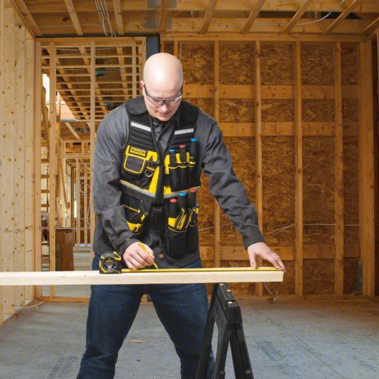 Stanley FMST530201 Tool Vest Polyester, Gen Purpose, 16 Pockets, Padded - KVM Tools Inc.KV31XR39