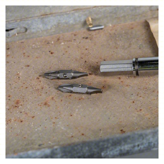 Klein 32483 Bit #2 Phillips 1/4" Slotted, 2PK - KVM Tools Inc.KV1YBT2