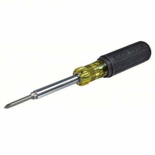 Klein 32559 Multi - Bit Screwdriver #1/1/4 in/#2/3/16 in/5/16 in Tip Size, 4 Tips, 9 in Overall Lg - KVM Tools Inc.KV15W143
