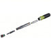 Klein 32807MAG Hollow Round Shank Multi BitNut Driver 9 1/2 in Overall Lg, 4 in Bolt Clearance, SAE - KVM Tools Inc.KV369X63
