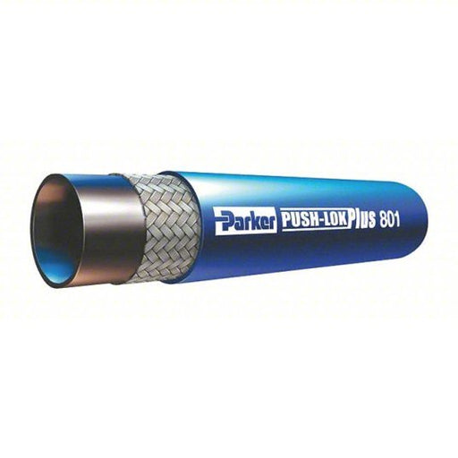Parker 801 - 4 - BLK - RL Hydraulic Hose 350 psi, 1/4 in Hose Inside Dia., 1/2 in Hose Outside Dia., 600 ft Hose Lg, Black - KVM Tools Inc.KV329JC6