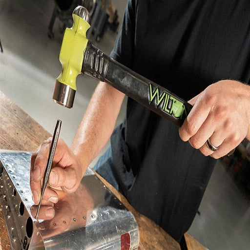 Wilton 34014 Ball Peen Hammer Steel, 40 oz Head Wt, 1 7/8 in Face Dia, 14 in Overall Lg, Textured Grip - KVM Tools Inc.KV32H605