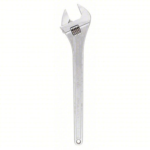 Channellock 824 Adjustable Wrench Alloy Steel, Chrome, 24 in Overall Lg, 2 7/16 in Jaw Capacity - KVM Tools Inc.KV32H936