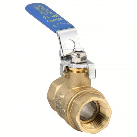 KVM Tools KV32H972 Manual Two - Way Ball Valve 3/4 in, Straight, FNPT x FNPT, Full Port Ball Port, Lever - KVM Tools Inc.KV32H972