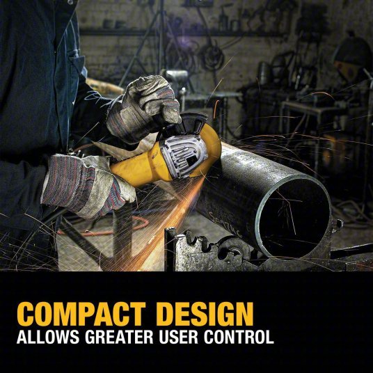 DeWalt DWE402N Angle Grinder 11 A, 11,000 RPM Max. Speed, Paddle, Adj Guard/Lock - Off Switch - KVM Tools Inc.KV32NL62