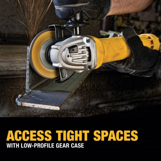 DeWalt DWE402N Angle Grinder 11 A, 11,000 RPM Max. Speed, Paddle, Adj Guard/Lock - Off Switch - KVM Tools Inc.KV32NL62