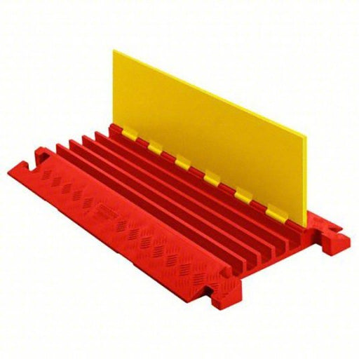 Checkers CP5X125 - Y/O Cable Protector 5 Channels, Hinged, 1 3/8 in Max Cable Dia, 19 3/4 in Wd, 2 1/4 in Ht - KVM Tools Inc.KV32RX29