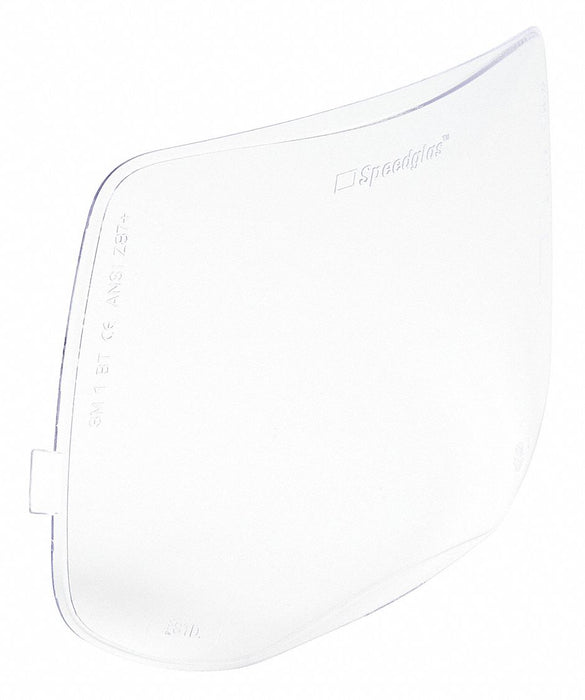 3M Speedglas 06-0200-51-B Outside Protection Plate, 6 in, Polycarbonate, Clear, 9100 Series Welding Helmets, 50 PK