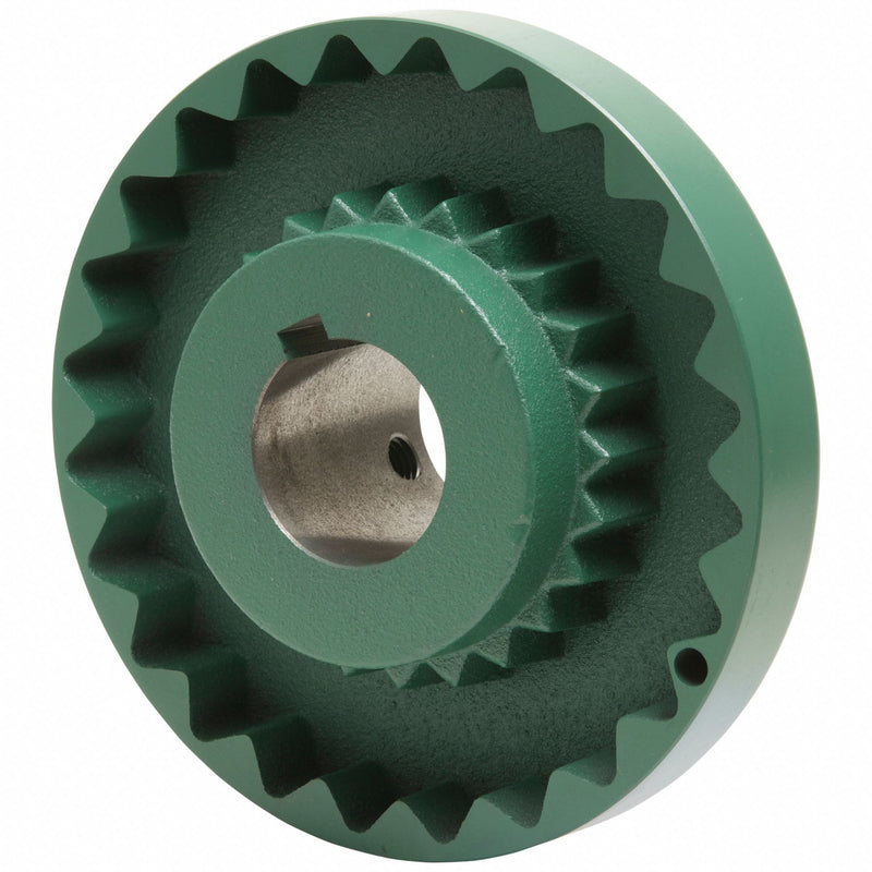 TB Wood's 8S178 Sleeve Coupling Flange, 8 Coupling Size, 4, 500 RPM Max Speed, 5 29/64 in Outside Dia, Inch