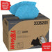 Kimberly Clark 33352 Dry Wipe Dispenser Box, WYPALL®, 180 Sheets, Meltblown, Blue - KVM Tools Inc.KV2VHX3